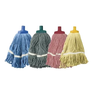 Antibacterial Best Selling Wet Mop Head Cut End Looped End Australia Screw Microfiber Floor Mop Head Refill Replacement