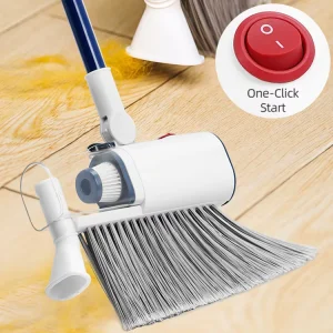 As Seen on TV 2 in 1 Electric Cordless Lightweight Touchless Automatic Vacuum Broom Dustpan for Floors Corners Salons