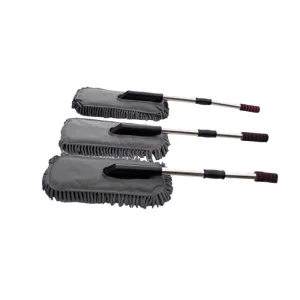 AutoErizo Rotatable Chenille Car Cleaning Mop Long Handle Extendable brush Towel Dust Removal Window Car Body Cleaning Product