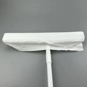 Autoclavable 14*43.5cm 3-Ply Lint-Free Polyester Foam Industrial Tube Cleaning Flat Dust Mop for Pharmacy Industry
