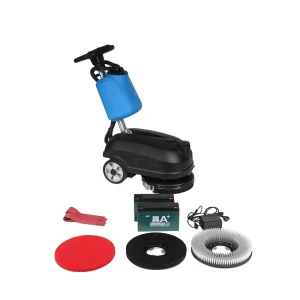Automatic 15L Electric Walk-Behind Floor Scrubber with 350mm Cleaning Width 1000m/h for Supermarkets and Hotels