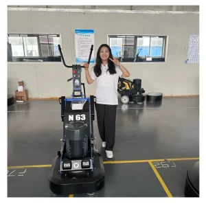 Automatic Concrete and Epoxy Floor Grinding and Polishing Machine with Vacuum