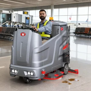 Automatic Cordless Battery Floor Scrubber Machine for Commercial Shopping Mall and Supermarket Floors