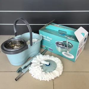 Automatic Dehydration Mop Bucket with Lightweight Wet and Dry Design