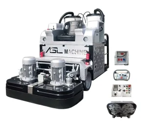 Automatic Double Dry Wet Vacuum Floor Polishing Machine and Grinder for Construction