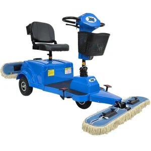 Automatic Floor Polisher and Washer Dust Cart 3 Wheel YQ CH20 Dry Mops Scrubbing Machine for Garage and Shopping Center