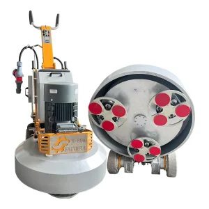 Automatic Ride-On 850mm 9-Head Wireless Remote-Control Planetary Concrete Floor Grinder with Motor and Gearbox