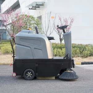 Automatic Ride on Floor Cleaning Machine Industrial Customized Logo Floor Sweeping Ride on Machine for Sidewalk