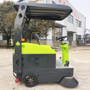 Automatic Ride on Street Sweeper Car for Commercial Building Plaza and Shopping Mall Cleaning