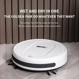 Automatic Robot Vacuum Cleaner with Dry and Wet Floor Cleaning
