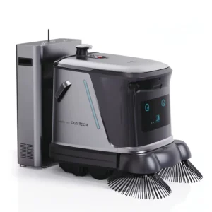 Automatic Robotic Floor Scrubber with Sweeping, Vacuuming and Mopping Functions