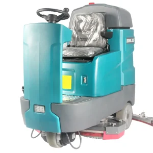 Automatic Small Ride-On Floor Scrubber for Street Cleaning