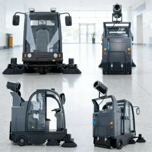 Automatic Street Sweeper for Driveways and Warehouses