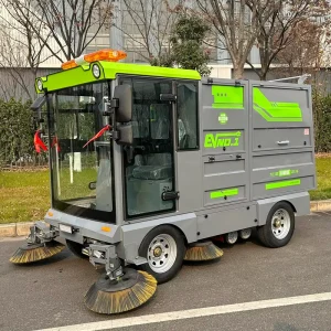 Automatic Street Sweeping Machine For Community Environment Cleaning And Garbage Collection