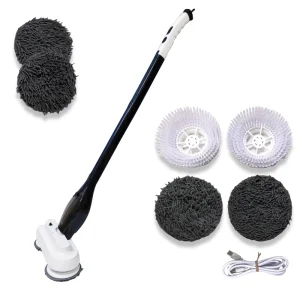 Automatic Wireless Electric Spin Mop with Spray Function and Rechargeable Battery