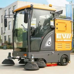 Autonomous Road Sweeper Machine with Wire Brush for Street Cleaning