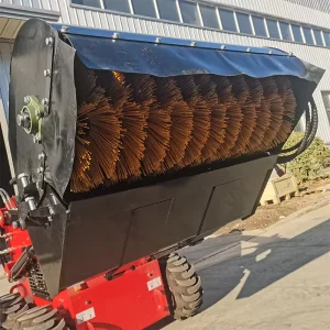 BLVT Skid Loader Attachments Enclosed & Open Floor Sweepers Gear & Pump Components 1 Year Warranty Construction Machinery