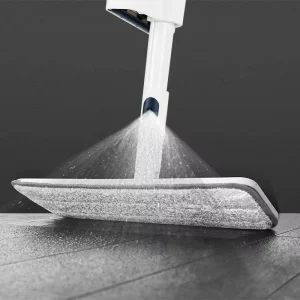 BOOMJOY 3 in 1 Hands Free Squeeze Self Wringing Washable Microfiber Pad Hardwood Floor Cleaning Water Spray Mop