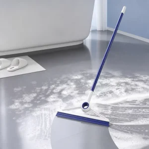 BOOMJOY Eco Friendly Soft Rubber Squeegee Broom 96cm Extended Plastic Handle Ultra Wide Rotation for Furniture Glass Cleaning