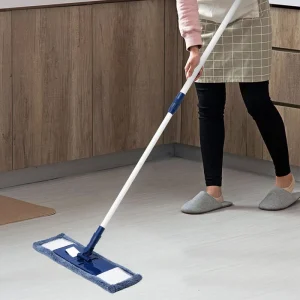 BOOMJOY Professional Microfiber Dry Wet Folding Flat Mop Telescopic Handle Swivel Head For Hardwood Marble Tile Laminate Floors