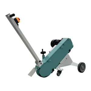 BS75-200 Hand-Push Belt Grinder Mobile Metal Surface Sanding Machine for Sheet Metal Rust Cleaning