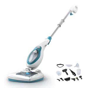 BSCI Factory 1500W Multifunction Electric Steam Mop with Carpet Floor Cleaner, 400ML Water Tank, 5M Cord, 220V
