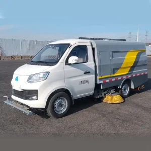 BY CS3100 Multi Function Road Cleaner Compact Electric Street Sweeper Washer With Engine Motor For Narrow Urban Roads Pathways
