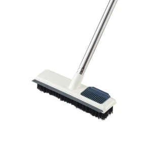 Bathroom Cleaning Durable Long-Handle Brush with Hard Bristles for Toilet and Tile Floor Crevices