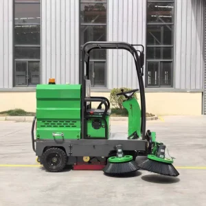 Battery-Electric Self-Propelled Commercial Floor Sweeper for Factory and Workshop Dust Cleaning