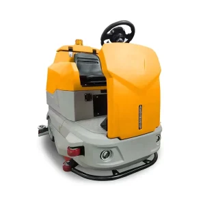 Battery-Powered Automatic Ride-On Industrial Floor Scrubbing Machine