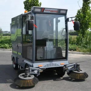 Battery-Powered Automatic Street Sweeper for Municipal and Large-Floor Cleaning