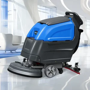 Battery-Powered Hand-Push Floor Scrubbing Machine