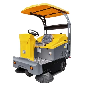 Battery-Powered Industrial Ride-on Floor Sweeper