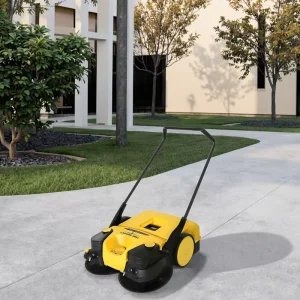 Battery-Powered Operator Road Sweeper Machine