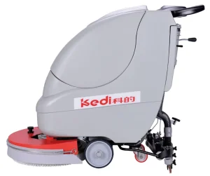 Battery Powered Rechargeable Walk Behind Floor Scrubbing Machine Tile Washing Equipment For Parking Lot Warehouse Hotel Office