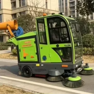 Battery-Powered Ride-On Floor Scrubber ST D1900 for Warehouses and Shopping Malls