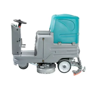 Battery-Powered Ride-on Scrubbing Machine Industrial Scrubber Dryer for Large Areas