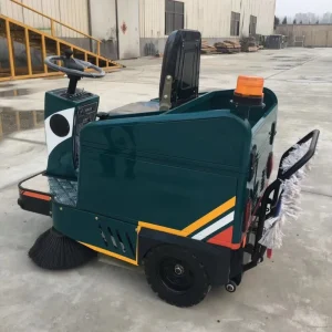 Battery Powered Ride on Sweeper Machine for Warehouse Parking Lot and Factory Floor Cleaning