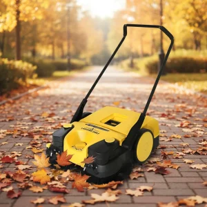 Battery-Powered Road Sweeper with Double Brush for Street and Floor Cleaning
