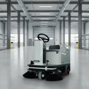 Battery-Powered Street Sweeping Machine