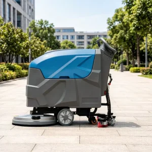 Battery Powered Walk Behind Floor Scrubber Sweeper High Efficiency Commercial Industrial Cleaning Machine for Warehouse Factory