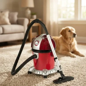 Battery Powered Wet & Dry Electric Cyclone Bagless Vacuum Cleaner with HEPA Filter 1500W for Hotel and Household Use