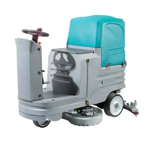 Battery Ride on Commercial Floor Scrubber Industrial Seated Scrubbing Cleaning Machine For Large Area