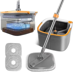 Best Seller Two chamber Clean and Dirty Water Separated System Floor Cleaning 360 Rotating Mop