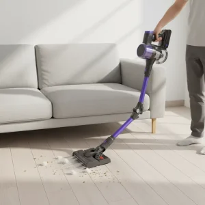 Best Selling 25Kpa High Suction 300W High Power Wireless Vacuum Cleaner Convenient Handheld for Home Use Dry Function