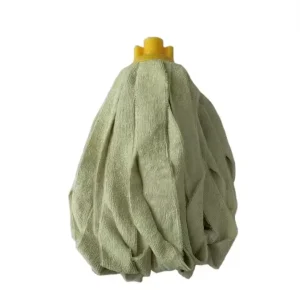 Best Selling Raw White Strip Microfiber Mop Head With Plastic Head Cut End Looped End Microfiber Floor Mop Head