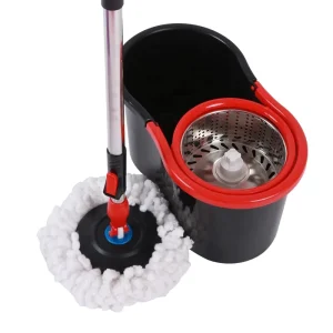 Bestseller Black Durable Self wringer Mop Thick Cotton Thread High Water absorbent Stainless Steel Telescopic Heavy Duty High