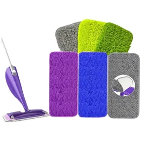 Bestseller Durable Rectangle Refillable Wet spray Microfiber Mop with Chenille Pad for Flat Mop