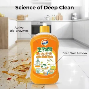 Bio-Enzyme Floor Cleaner Liquid 500ml Orange Scented Antibacterial Surface Cleaner Private Label