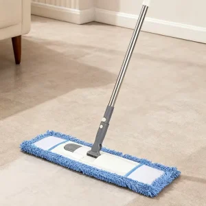 MSJ Professional Microfiber Chenille Flat Mop Floor Cleaning for Household Clean Helper